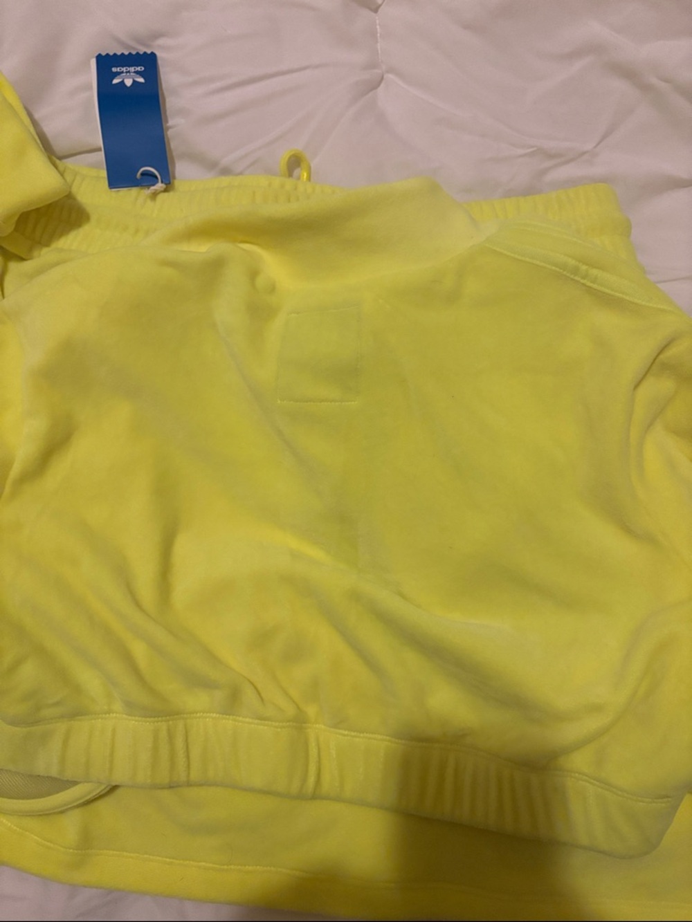 Adidas Jeremy Scott neon Cropped Zip Bra Jacket and Matching Skirt Set - Picture 11 of 16